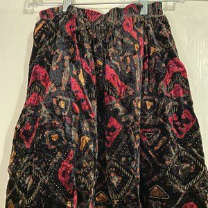 Vintage Velvet Babydoll Skirt